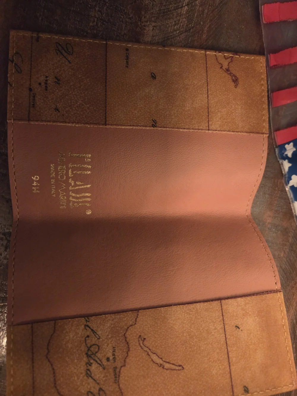 Alviero Martini Passport  Leather Wallet -